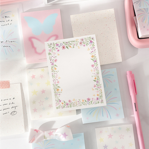 Cá nhân hoá tùy chỉnh Memo <span class=keywords><strong>notepad</strong></span> Tùy chỉnh hình dạng in hoa kế hoạch Memo Pad ghi chú dán - Product Image 3