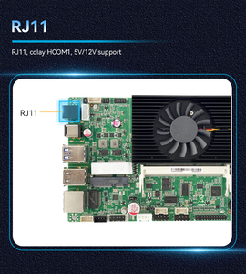 Основная плата X86 Intel Core 4th 5th I3 4005U 5005U Core 8Gb DDR3 Wifi поддерживает 4G 3,5 дюймов Встроенная Материнская плата ITX - Product Image 2