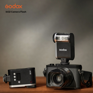 GODOX แฟลชกล้อง IA32มินิแฟลช Speedlite ปรับได้แฟลช GN15พร้อมการควบคุมแสง S1/S2ที่ใช้ได้กับฟูจิโซนี่แคนนอนโอลิมปิก - Product Image 3