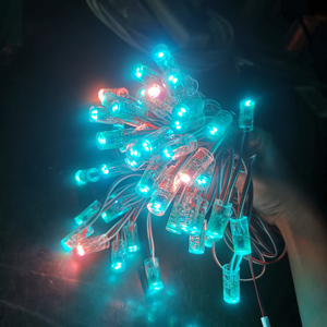 50ชิ้น/ม้วน DC ws2811 DMX ตกแต่ง RGB IC 12มม LED Pixel สตริงจุดโมดูล DMX ไฟโซ่ - Product Image 6