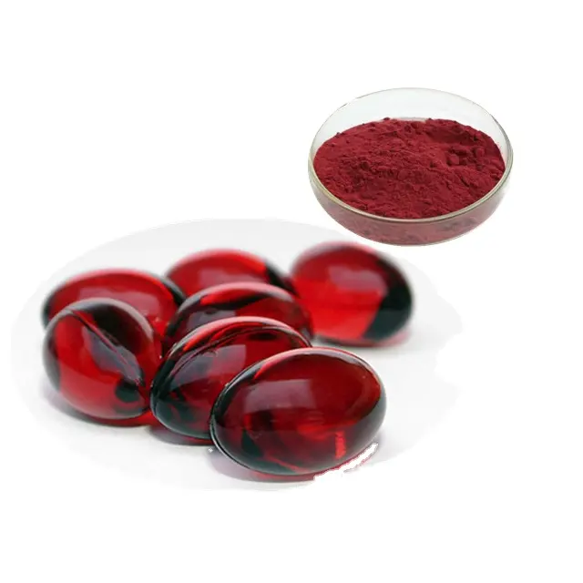 A obscuridade-pó vermelho puro do astaxanthin do melhor preço foi determinada pela HPLC em 1%-10%