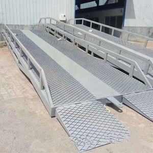 Puente de embarque móvil Plataforma de descarga de contenedores hidráulicos manuales Plataforma elevadora de carga y descarga