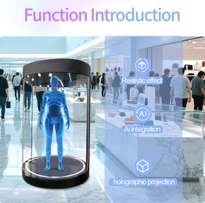 65 75 inch Kích thước con người ba chiều Tủ di chuột hiệu ứng 3D ai tương tác HOLO Ống 3D hiển thị ba chiều cho triển lãm kinh doanh - Product Image 6