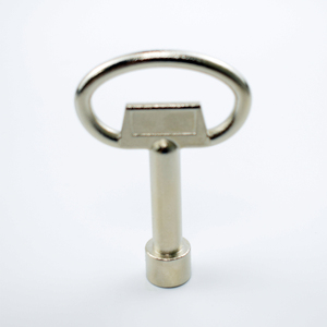S5300 Bright Longer Version Cam <strong>Lock</strong> <strong>Key</strong> Quarter Turn Cam Latch <strong>Key</strong> 8mm Triangular Zinc <strong>Key</strong> - Product Image 5