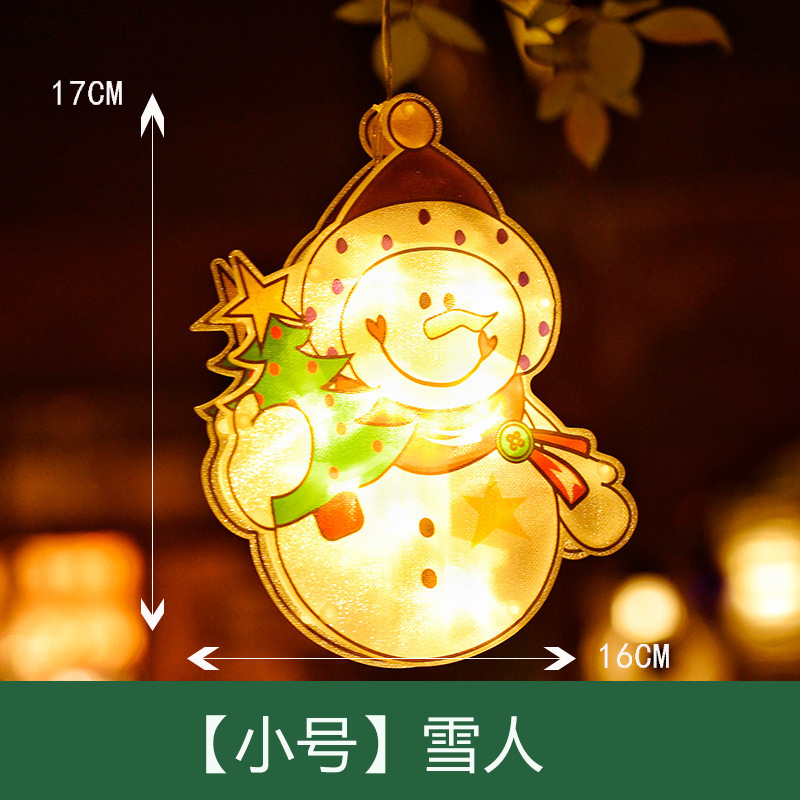 Lumière chaude de bonhomme de neige