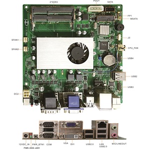 Mini ITX Intel AMD A6-5200 2,0 GHz Qual Core procesador de placa base - Product Image 3