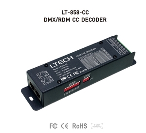 LTECH 4-канальный постоянный ток DMX/RDM декодер DIM/ CT/ RGB / RGBW светодиодные лампы и фонари контроллер - Product Image 2