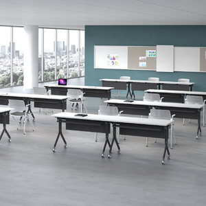 Movable Office <strong>Computer</strong> Training Desk Foldable Desk Conference Room Training <strong>Tables</strong> - Product Image 5