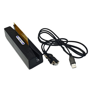 Toptan RFID RS232 arayüzü şerit kart okuyucu 3 parça tokatlamak kart okuyucu manyetik kart okuyucu - Product Image 6