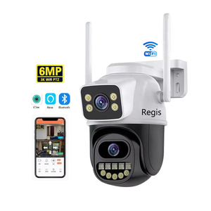 Icsee 6MP4Kデュアルレンズ5Xヒューマントラッキング双方向オーディオセキュリティワイヤレス屋外CctvワイヤレスWifiIpスマートPtzカメラ - Product Image 1