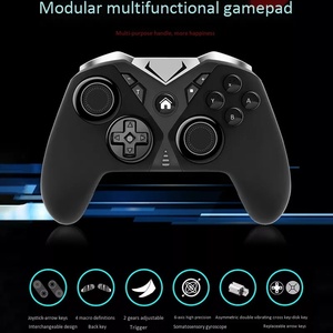 Venta al por mayor BT Wireless Controller Gamepad para NS Switch Pro/Lite 6-Axis Somatosensory Custom Programación Joystick para PS3/PC/IOS - Product Image 2