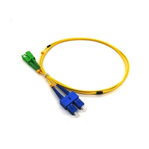 Cable de conexión de fibra óptica G652D de APC/UPC dúplex monomodo de buena calidad precio de fábrica - Product Image 1