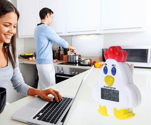 2024 nuovo grande numero mostra il conto alla rovescia magnetico del frigorifero della cucina count up simpatico timer da cucina a forma di pollo - Product Image 2