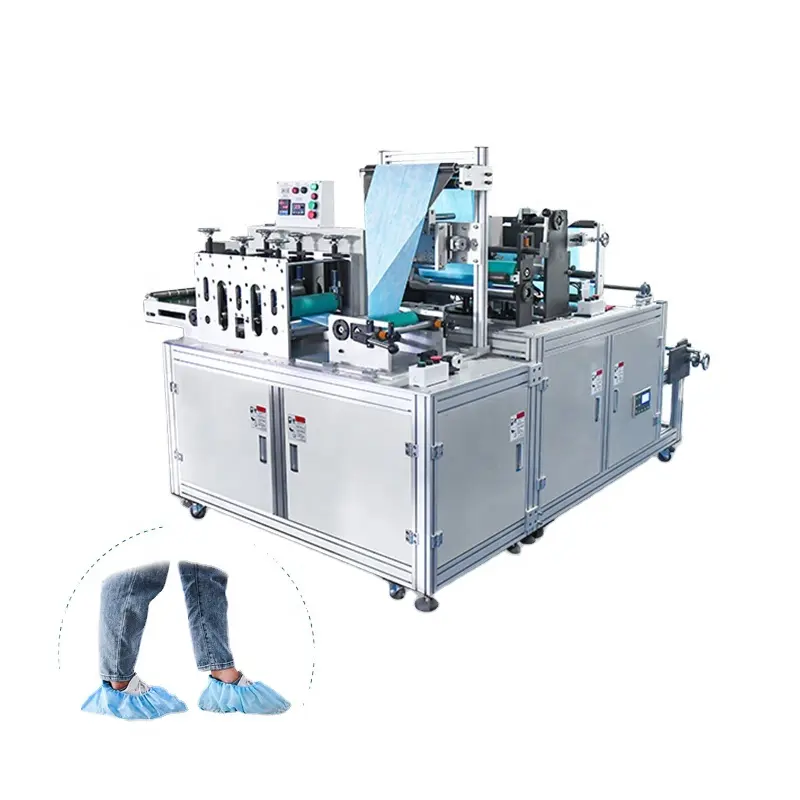 Machine de fabrication de couvre-chaussures jetables à grande vitesse 100-150 pièces/min