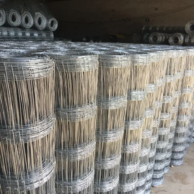 Venta directa de fábrica Animal Farm Guard Field Fence Barato Galvanizado Fix Knot Ganado Veldspan Fence