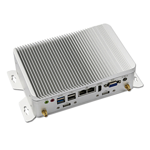 2 Lan 6 * Com Vga X86 Linux Barebone I3 8130U Gpio controlador computadora Industrial Mini PC integrada sin ventilador con Rs485 - Product Image 2
