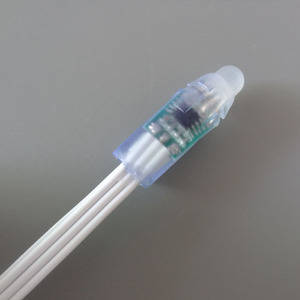 DC12V 18AWG WS2811 LEDピクセルノード、IP68定格、ストリングあたり50個、ラウンドタイプ - Product Image 3