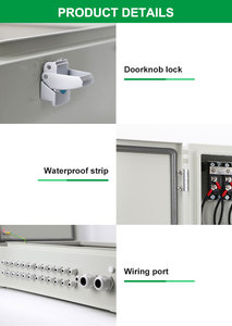 カスタマイズされた屋外1000VDC PV金属制御キャビネットコンバイナーボックス8ストリング1アウト - Product Image 5