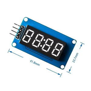 Il modulo Display digitale a 4 cifre TM1637 aziona blocchi elettronici con luminosità a LED regolabile e cronometraggio - Product Image 4