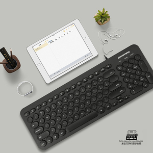 Mini teclado portátil de alta calidad Teclado portátil adecuado para computadora Mini teclado con cable