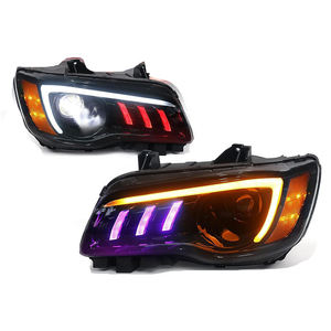 UDA araç aydınlatma sistemi, araba kafa ışık Led araba halojen Xenon farlar Chrysler için araba için 300/300C 2011 2020 2021 2022 2023 - Product Image 1