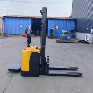 Taşınabilir elektrikli istifleyici 2 Ton manuel Forklift aküsü-Powered palet istifleyici çekirdek Motor Motor için çiftlik Warehouse-1000kg - Product Image 5