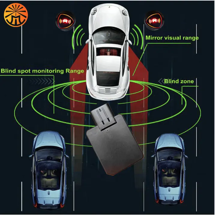 Radar universal baseado sensor de ponto cego BSM BSA BSD sistema de detecção de ponto cego 24 GHZ Microondas Radar para carro
