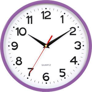 Sự khác biệt màu sắc khung số lớn trẻ em phòng khách treo đồng hồ treo tường hiện đại mặt đơn thạch anh tương tự - Product Image 5