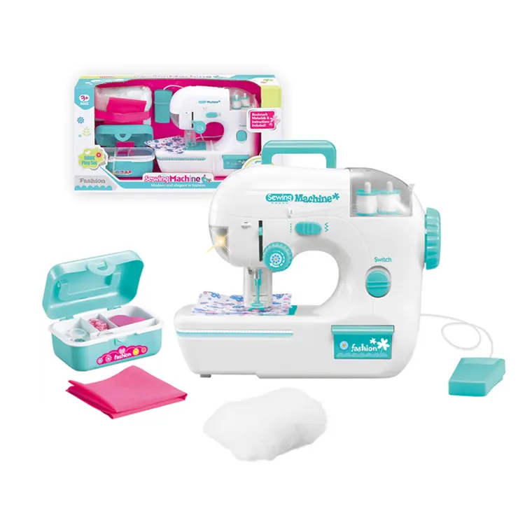 Battery operated safe mini toy sewing machine for kids