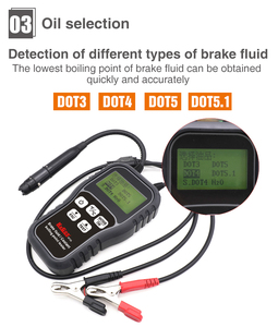 Profession elles Diagnose tool für obd2-Scanner Digitaler automatischer Brems flüssigkeits tester DOT3 DOT4 DOT 5.1 Auto-Brems öl analysator prüfen - Product Image 5