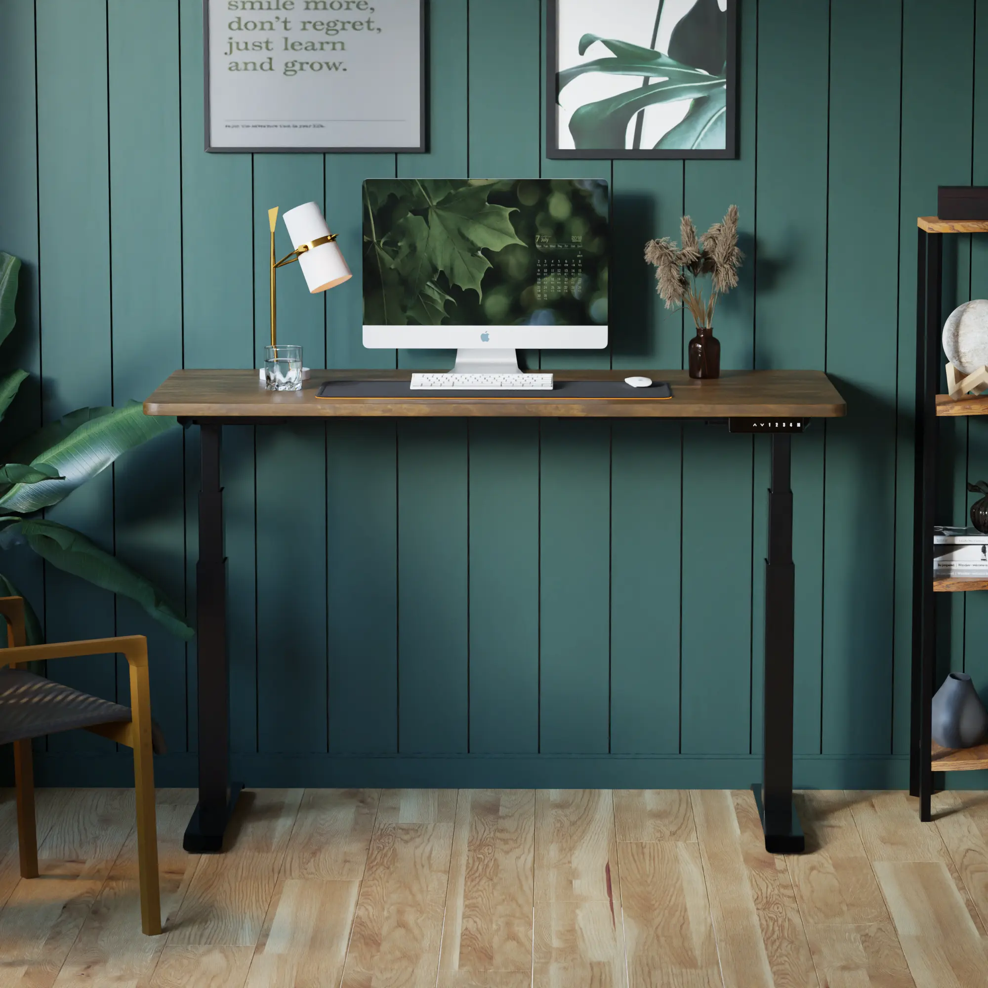 Conception de meubles modernes à bas prix Table élévatrice en acier inoxydable Table de bureau Mobilier de bureau moderne