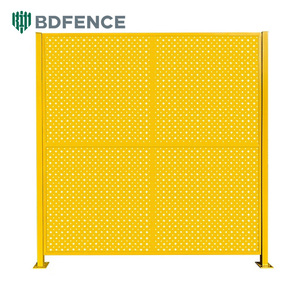 Nhà Máy Hội Thảo Cách Ly Net Kho Thiết Bị Nhiệt Điều Trị Đấm Tấm Hàng Rào Với Đục Lỗ Kim Loại Lưới Moveable - Product Image 6
