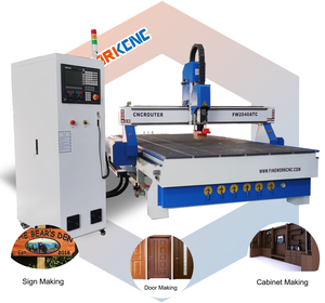 Enrutador Cnc de 4x10 pies, máquina de carpintería, enrutador de madera Cnc de 3 ejes 1325 Atc para corte de madera Mdf - Product Image 1