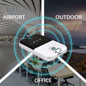 เราเตอร์ WiFi ขนาดเล็ก4G 4G LTE, โมเด็มพกพาแบบพกพาไร้สาย Wi-Fi ฮอตสปอต Wi-Fi สำหรับมือถือเราเตอร์ Wi-Fi พร้อมช่องใส่ซิมการ์ด