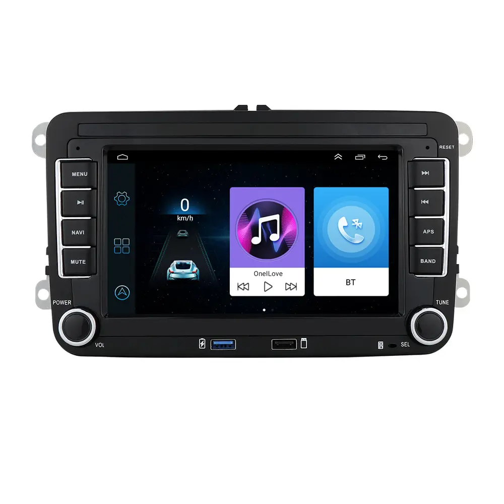 2din 7" VW Android Car radio Multimedia Player GPS Navigation TWO USB PORT FM Autoradio Android Stereo