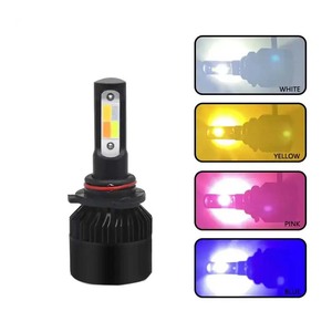 COBチップS44カラーヘッドライトランプハイパワースーパーブライトロービームLEDマルチカラーLEDライトヘッドライト電球4300k - Product Image 2