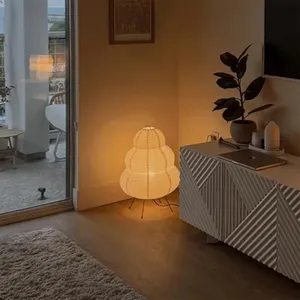 Japanese Rice Paper Desk Lamp Style Desktop-decorative Desk-lamp Eu/us Noguchi-yong Lantern-lamp Bedroom Bar Light-fixtures Home - Product Image 5