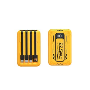 Multifunction 10000mAh Portable Type <strong>C</strong> <strong>Input</strong> <strong>Output</strong> Fast Charging Port Powerbank Built in Cable Power Bank - Product Image 4