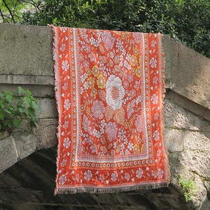 Tùy Chỉnh Desgin Boho Cắm Trại Ngoài Trời Dã Ngoại Fringe Tấm Thảm Dệt Chăn Tùy Chỉnh Boho Sofa Tấm Thảm Ném Chăn - Product Image 1