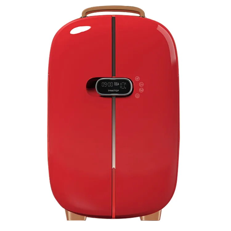 Prezzo di promozione 13L doppia porta casa intelligente compact led rosso piccolo frigorifero per la casa