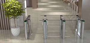 Cancello girevole automatico della barriera dell'oscillazione del portone di velocità veloce di sicurezza dell'entrata con il sistema di controllo di accesso - Product Image 3