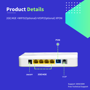 2025 GPON/epon xpon onu với 4 Gigabit Ethernet <span class=keywords><strong>VoIP</strong></span> sợi thiết bị đầu cuối thiết bị ONT cho FTTH - Product Image 3