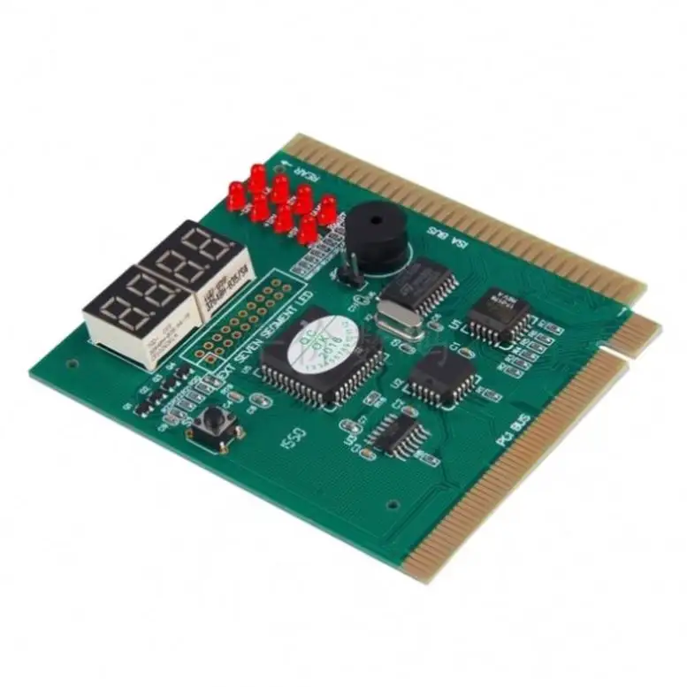 AK PCI & ISA Motherboard Tester Diagnostics Display 4-Digit PC Computer Mother Board Debug Post Card Analyzer