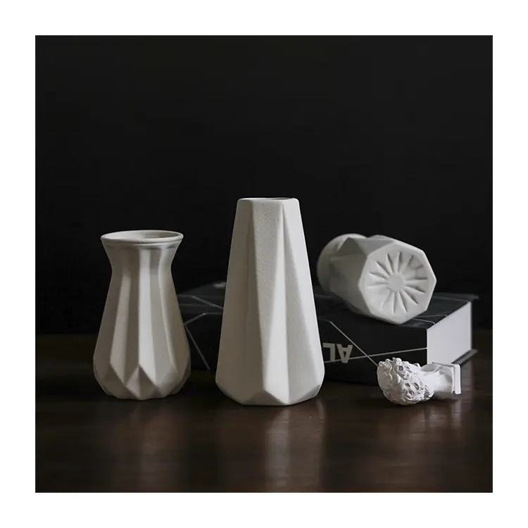 Vasos modernos minimalista, vasos de flores e decorações de mesa para casamento, decoração de vasos