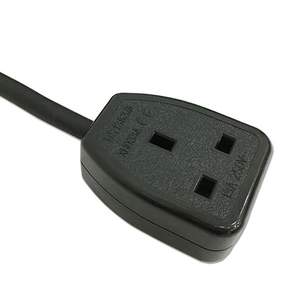 คอนเนคเตอร์ UK มาตรฐาน IEC C5เต้ารับตัวเมียสายไฟ3pin ประเภท G เครื่องสแกนเครื่องพิมพ์ปลั๊ก0.5M-5M สายไฟ AC - Product Image 4