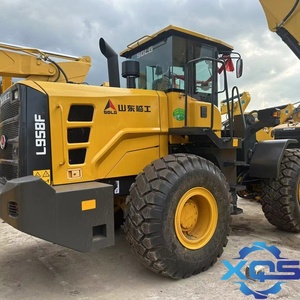 Cargadoras usadas SDLG L958F de 5 toneladas, venta Original de China, fuerte fuerza de elevación, eficiente carga frontal fácil, cojinete de Motor de núcleo de descarga