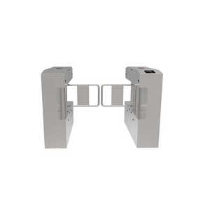 Stainless Steel Automatic Swing Barrier Gate for Buildings Offices Gyms <strong>Entry</strong> Access Control with Touch Screen Display - Product Image 5