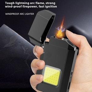 Grenz überschreitende tragbare LED-Arbeits zigaretten anzünder Multifunktion aler Lichtbogen Wiederauf ladbare USB-Taschenlampen mit starkem Blitz - Product Image 3