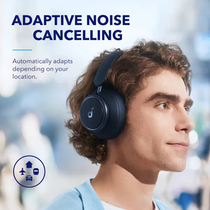 Anker Espaço Q45 PC <span class=keywords><strong>Computer</strong></span> Music Fone De Ouvido Over-ear Sem Fio Headsets Cancelamento De Ruído Fone De Ouvido Gaming Com Microfone