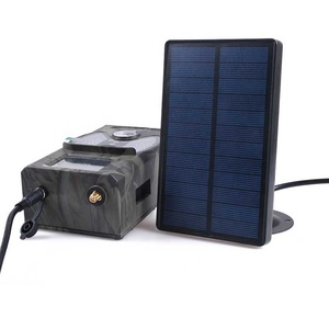 Kamera avcılık için 2400mah 3W 9V GÜNEŞ PANELI Suntek kameralar için harici güç banka alüminyum pil polimer güneş enerjili güç kaynağı - Product Image 3